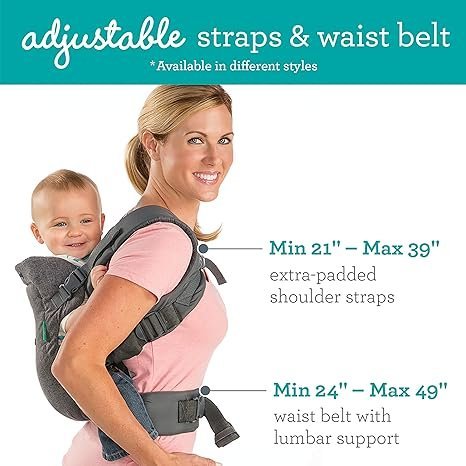 Flip Advanced 4-in-1 Baby Carrier – Ergonomic & Convertible for Newborns to Toddlers (8–32 lbs) - Image 3