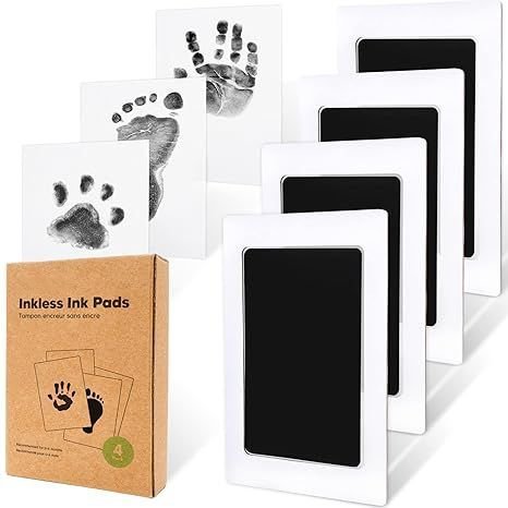 4-Pack Baby Handprint & Footprint Ink Pad