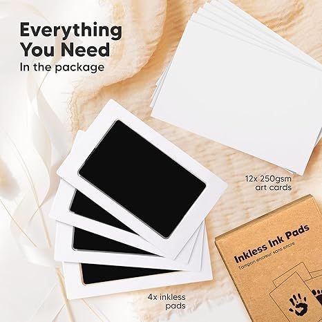 4-Pack Baby Handprint & Footprint Ink Pad - Image 3