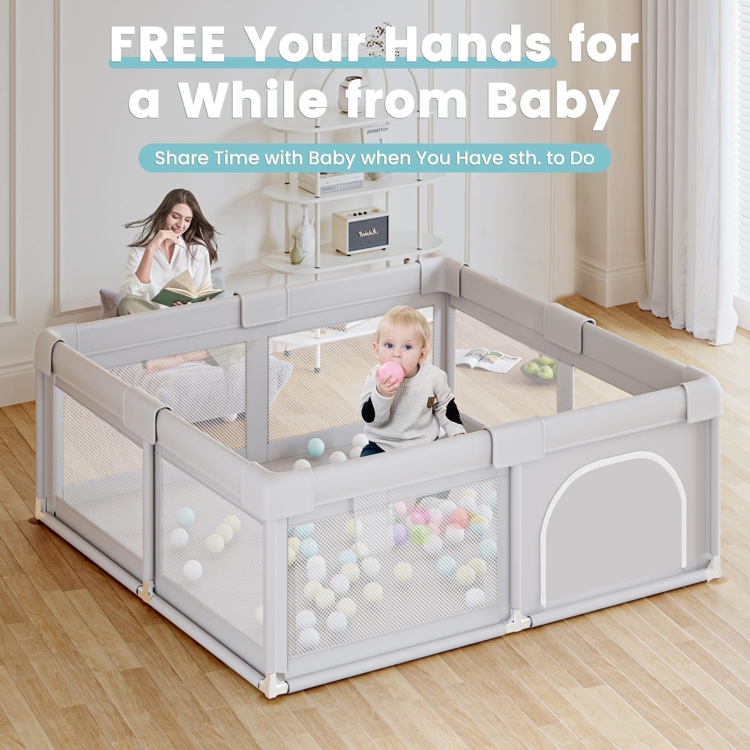 Baby Playpen 50x50 Inch - Image 2